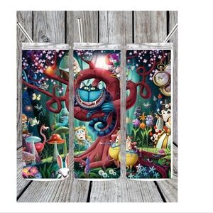 Colorful Wonderland Themed Tumbler